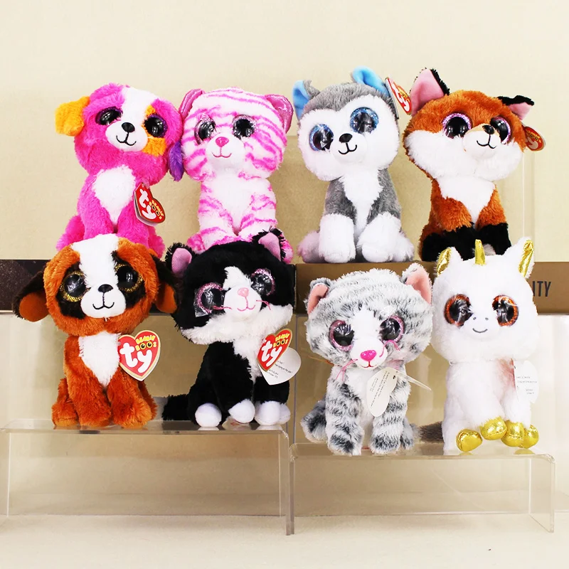 15cm Big Eyes White Dog Colorful Dog Husky Dog Black and White Cat White Unicorn Foxy Gray Cat Pink Leopard
15cm Big Eyes White Dog Colorful Dog Husky Dog Black and White Cat White Unicorn Foxy Gray Cat Pink Leopard