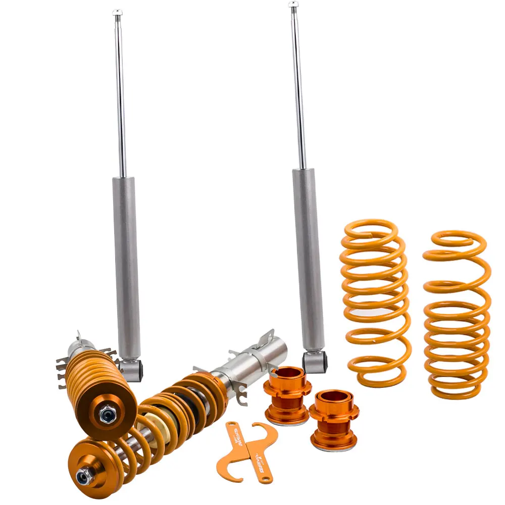 Street Coilover Kit for VW MK4 Golf GTI Jetta New Beetle Golden for Seat Leon Mk1 Toledo Mk2 1.4 1.6 1.8 1.8T Suspension Spring
Street Coilover Kit for VW MK4 Golf GTI Jetta New Beetle Golden for Seat Leon Mk1 Toledo Mk2 1.4 1.6 1.8 1.8T Suspension Spring
