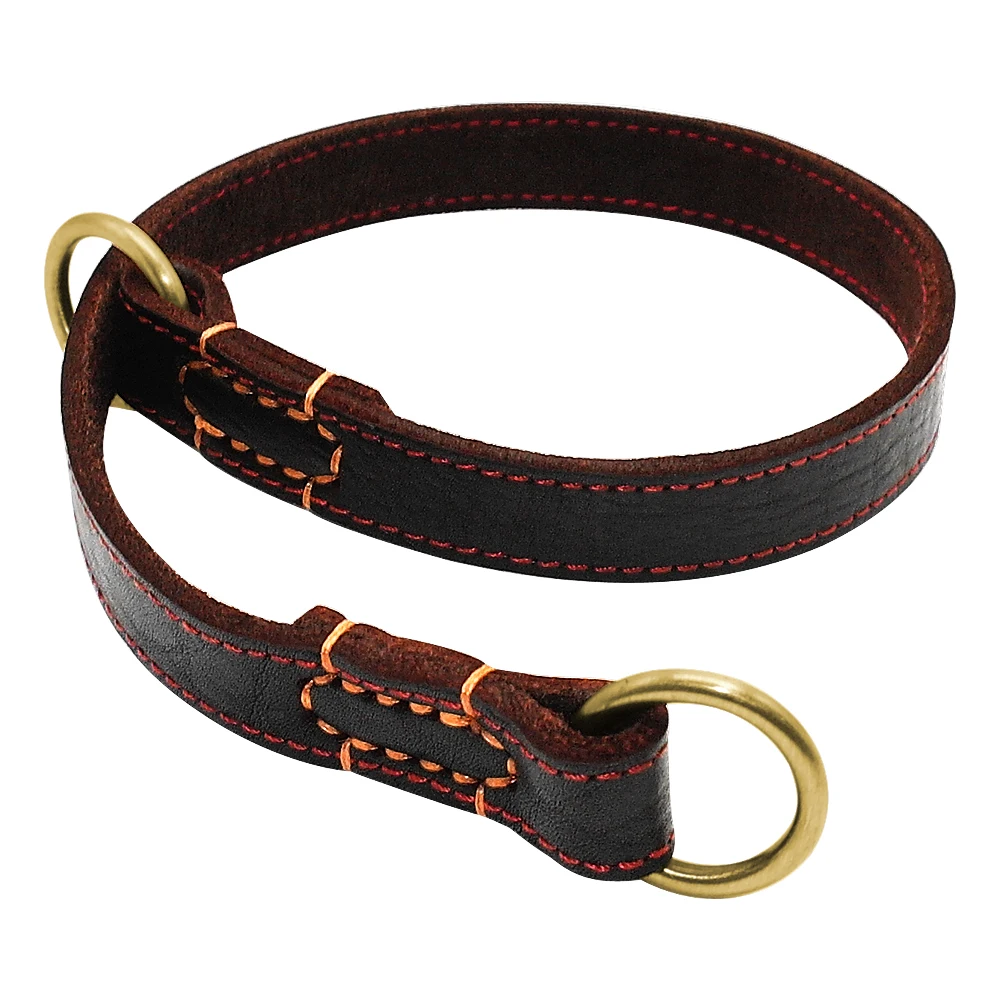 Pet Training Collars Adjustable Handmade Genuine Leather Dog Collar - PeticaDeals