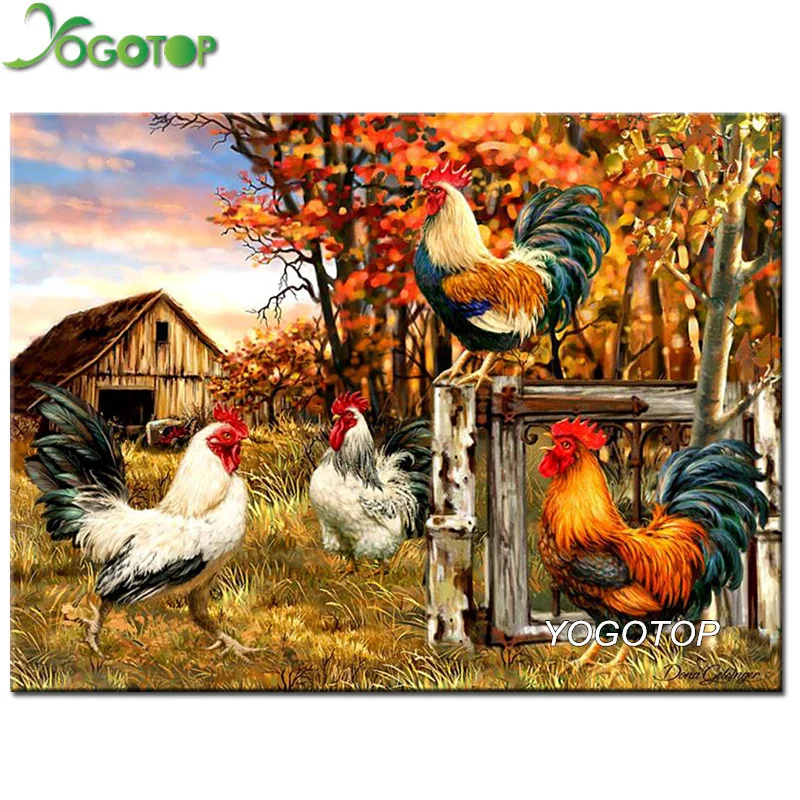 YOGOTOP DIY Diamond Painting Cross Stitch Kits Full Diamond Embroidery 5D Diamond Mosaic home decoration chicken ZB673
YOGOTOP DIY Diamond Painting Cross Stitch Kits Full Diamond Embroidery 5D Diamond Mosaic home decoration chicken ZB673