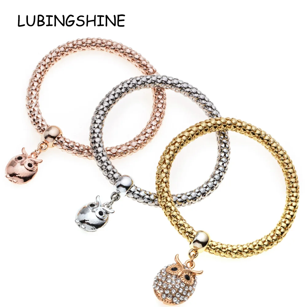 3Pcs Gold Color Crystal Owl Charms Bracelets For Women Elephant Heart Elastic Bracelet Multilayer Bangles Pulseira Feminina
3Pcs Gold Color Crystal Owl Charms Bracelets For Women Elephant Heart Elastic Bracelet Multilayer Bangles Pulseira Feminina