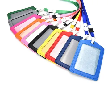 1PC Women Men PU Name Credit Card Holders Bank Card Neck Strap Card Bus ID holders Identity badge Candy Colors
1PC Women Men PU Name Credit Card Holders Bank Card Neck Strap Card Bus ID holders Identity badge Candy Colors