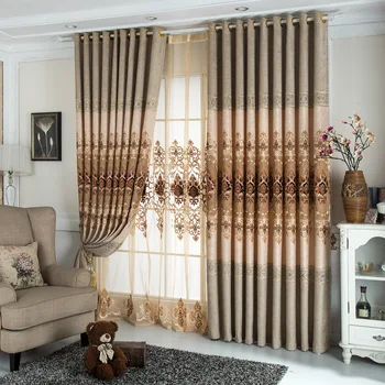 Chenille Embroidery Curtains Shading Curtain Cloth,Curtains for Living Dining Room Bedroom
Chenille Embroidery Curtains Shading Curtain Cloth,Curtains for Living Dining Room Bedroom