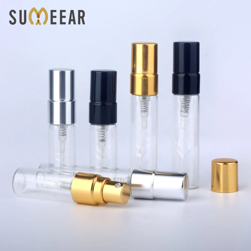 100PCS/Lot 3ml 5ml Sample Spray Bottle Portable Transparet Glass Perfume Bottle Atomizer Container Travel Parfum Women Perfume
100PCS/Lot 3ml 5ml Sample Spray Bottle Portable Transparet Glass Perfume Bottle Atomizer Container Travel Parfum Women Perfume