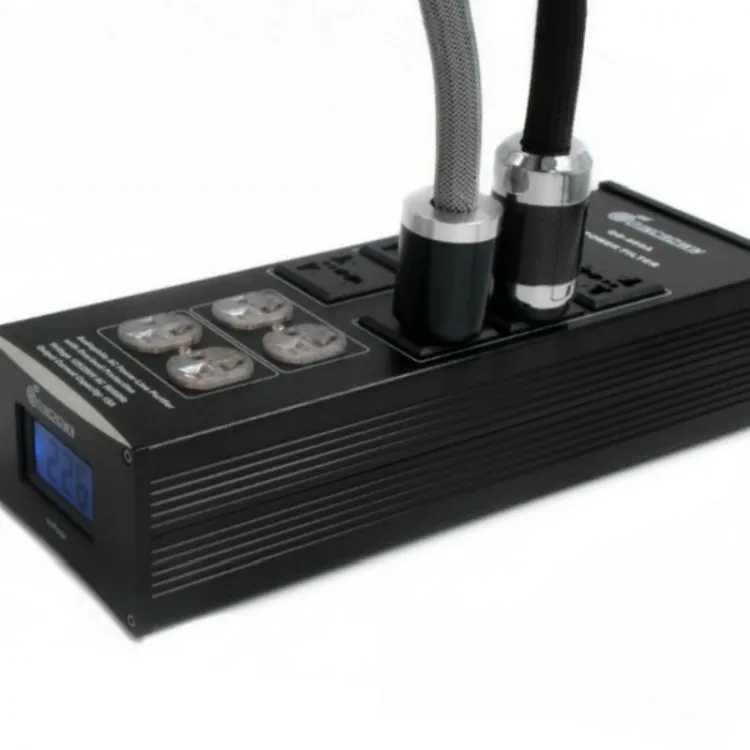 AC Power Filter Socket HIFI Power Purifier Plug LED Display 3000W 15A for Power Amplifier
AC Power Filter Socket HIFI Power Purifier Plug LED Display 3000W 15A for Power Amplifier