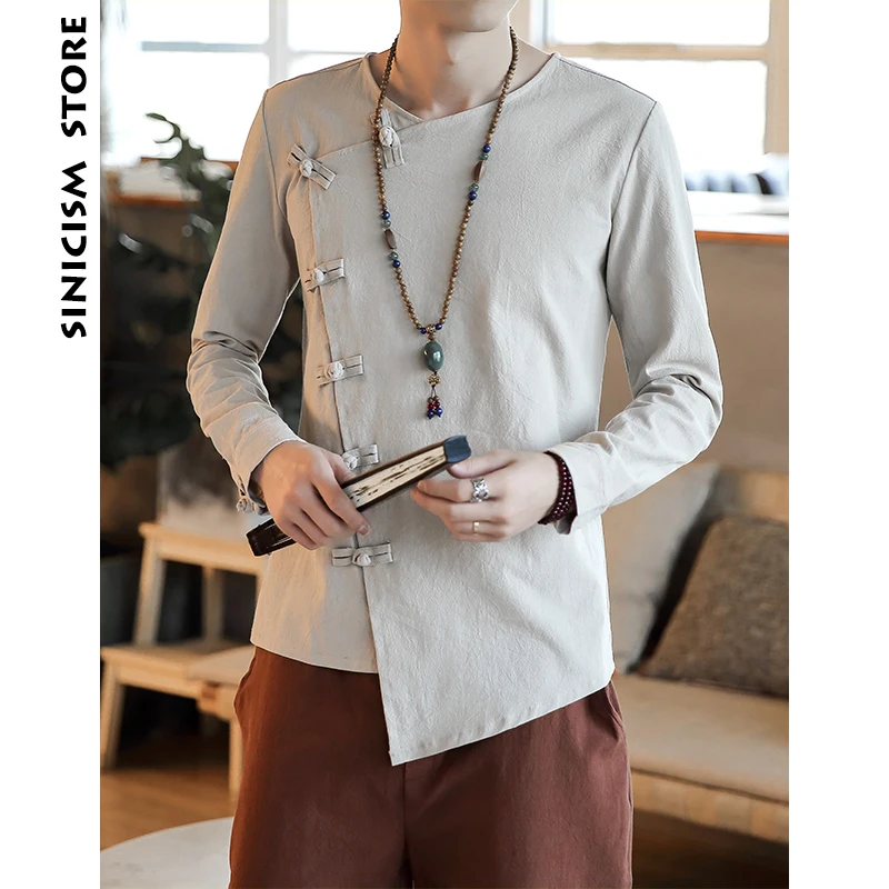 Sinicism Store Men Solid Shirts 2019 Man Cotton And Lined Long Sleeve Shirts Casual Slim Fit Male Chinese Style Plus Size Shirts
Sinicism Store Men Solid Shirts 2019 Man Cotton And Lined Long Sleeve Shirts Casual Slim Fit Male Chinese Style Plus Size Shirts