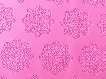 MX083 Large size Flower Pattern Lace Mold Silicone Sugar Lace Pad Cake Brim Decoration Mold Kitchenware DIY Tool
MX083 Large size Flower Pattern Lace Mold Silicone Sugar Lace Pad Cake Brim Decoration Mold Kitchenware DIY Tool