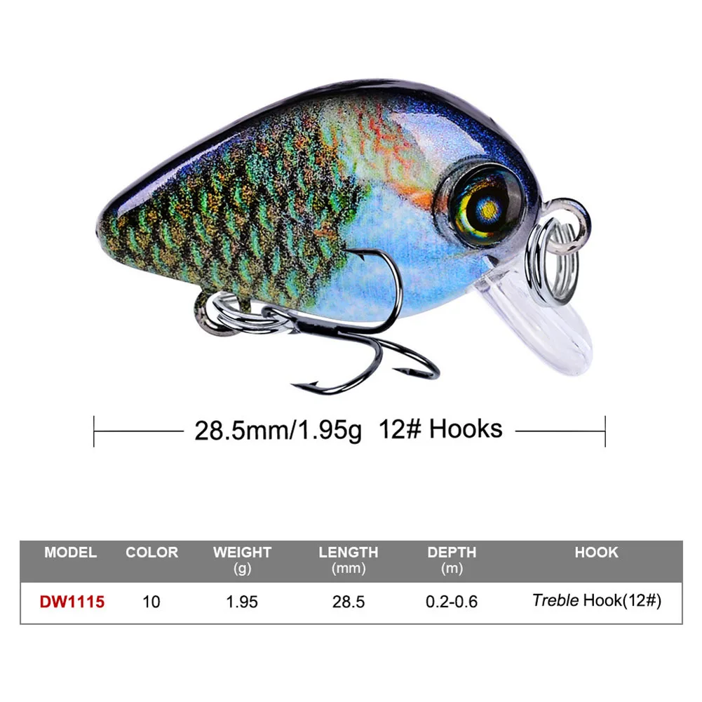 Artificial Simulation Fishing Lure Bait 28.5mm 2G Hooks Accessories Tool Lifelike For Sea YS-BUY
Artificial Simulation Fishing Lure Bait 28.5mm 2G Hooks Accessories Tool Lifelike For Sea YS-BUY