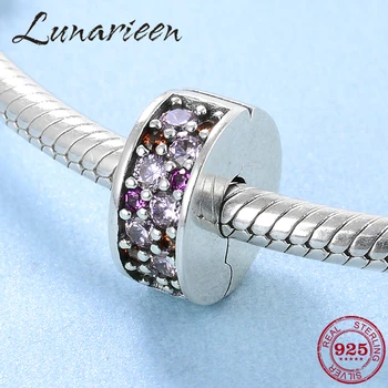 925 Sterling Silver Pink red sparking CZ clips Lock beads womens accessories Fit Original Pandora Charm Bracelet Jewelry making
925 Sterling Silver Pink red sparking CZ clips Lock beads womens accessories Fit Original Pandora Charm Bracelet Jewelry making