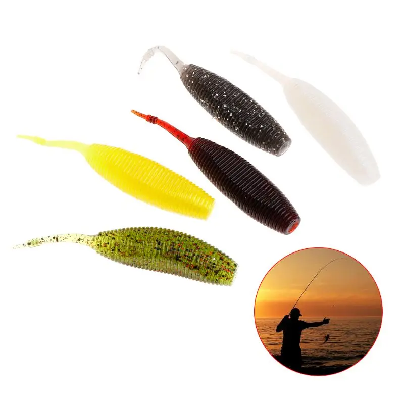 5 Pcs/Set Fishing Bait Grub Artificial Worm Soft Lure Sharp Tail Silicone Night Luminous Wobbler Swimbait Tackle Accessories
5 Pcs/Set Fishing Bait Grub Artificial Worm Soft Lure Sharp Tail Silicone Night Luminous Wobbler Swimbait Tackle Accessories