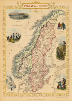 Vintage Map Poster Sweden and Norway (1851) Classic Canvas Paintings Vintage Wall Posters Stickers Home Decor Gift
Vintage Map Poster Sweden and Norway (1851) Classic Canvas Paintings Vintage Wall Posters Stickers Home Decor Gift
