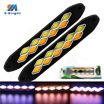 2pcs/set 12V Flexible COB 1X5LED 80 SMD 8 Silica LED Daytime Running Lights DRL Fog Lights Turn Signal White Amber
2pcs/set 12V Flexible COB 1X5LED 80 SMD 8 Silica LED Daytime Running Lights DRL Fog Lights Turn Signal White Amber