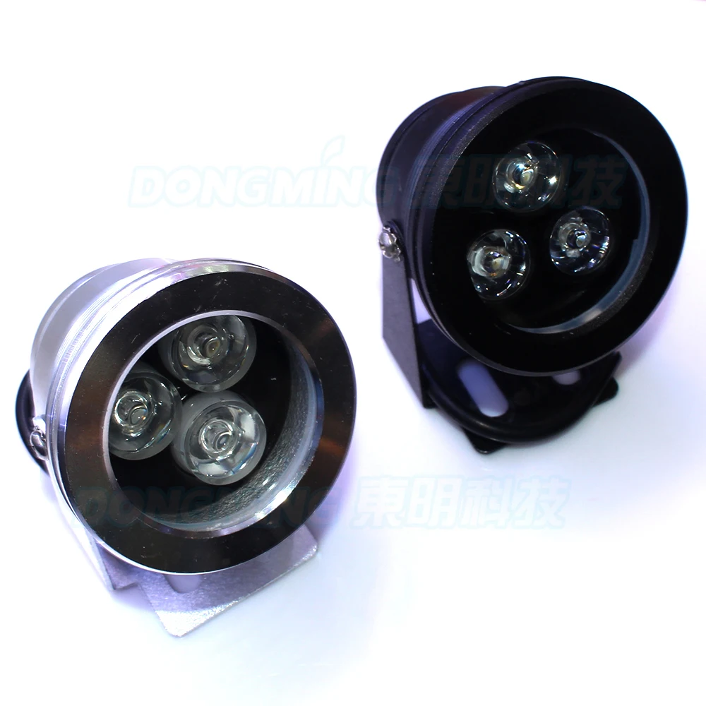 10 Вт черные подводные светодиодные лампы rgb 85-286 в Плоские линзы огни для бассейна