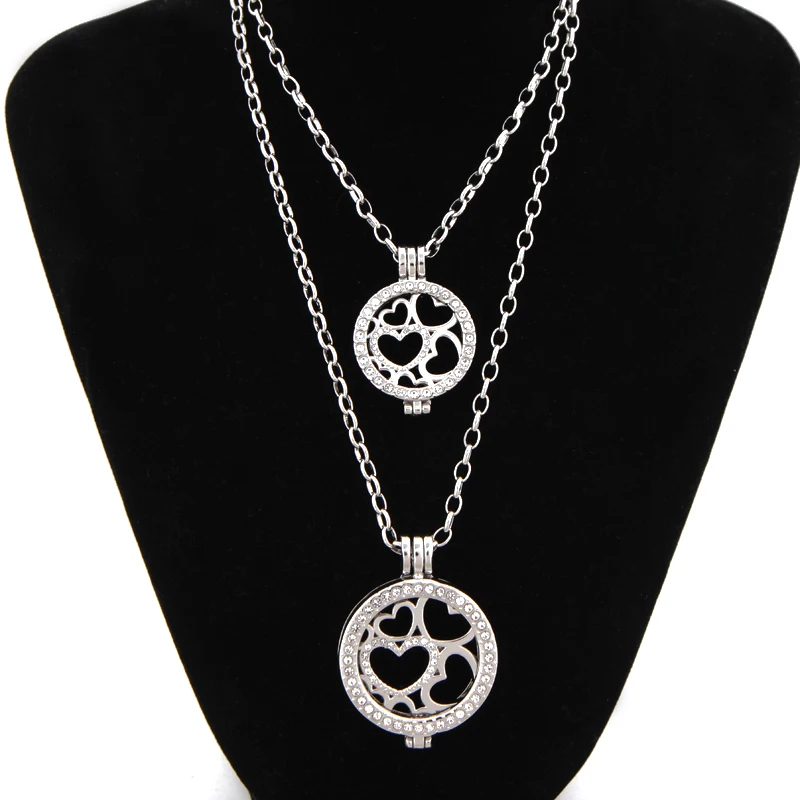 Vinnie Design Jewelry Multi Hearts Coin Disc Pendant Necklace with 2pcs Coin Holder,2pcs 80cm and 45cm Link Chain
Vinnie Design Jewelry Multi Hearts Coin Disc Pendant Necklace with 2pcs Coin Holder,2pcs 80cm and 45cm Link Chain