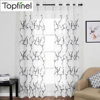 Topfinel Branch Pattern Embroidered White Sheer Curtains Window Tulle Curtains for Living Room Bedroom Tulle for Kitchen Cafe
Topfinel Branch Pattern Embroidered White Sheer Curtains Window Tulle Curtains for Living Room Bedroom Tulle for Kitchen Cafe