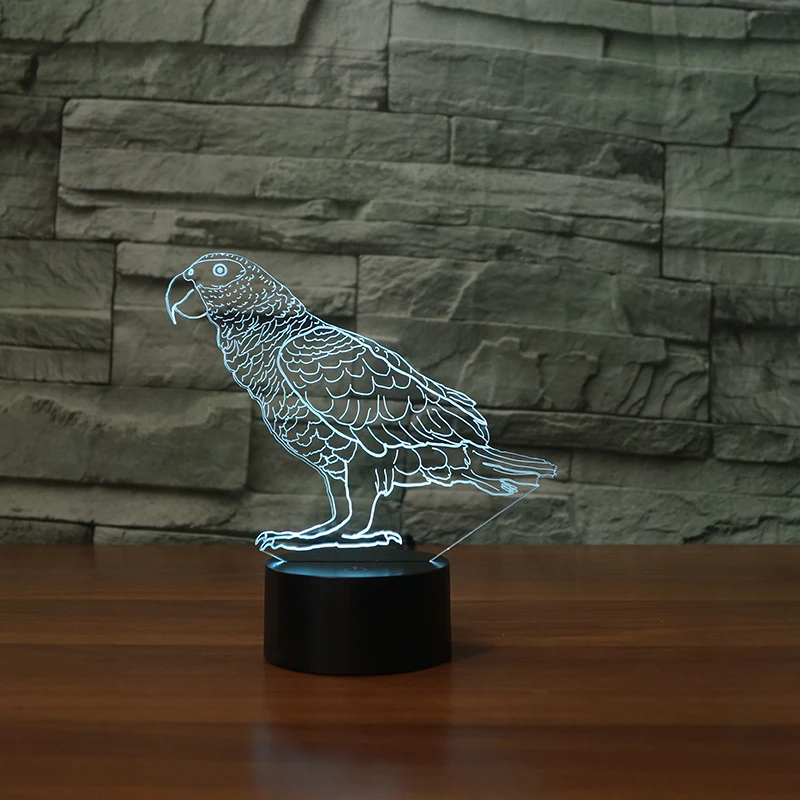 Parrot 3d Lamp Budgerigar 7 Color Led Night Lamps For Kids Touch Led Usb Table Lampara Lampe Baby Sleeping Nightlight Powerbank
Parrot 3d Lamp Budgerigar 7 Color Led Night Lamps For Kids Touch Led Usb Table Lampara Lampe Baby Sleeping Nightlight Powerbank