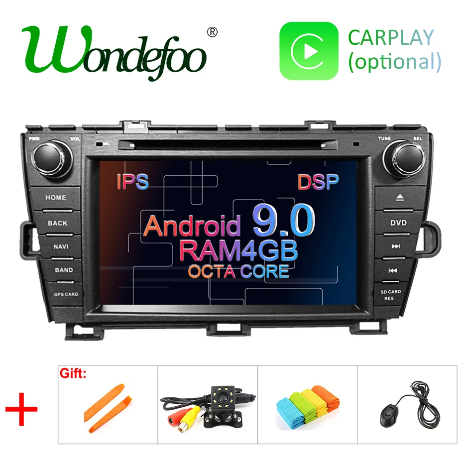 4G 64G IPS DSP Android 9.0 AV Output CAR DVD PLAYER For Toyota Prius 2009-2013 GPS navigation radio stereo multimedia pc
4G 64G IPS DSP Android 9.0 AV Output CAR DVD PLAYER For Toyota Prius 2009-2013 GPS navigation radio stereo multimedia pc