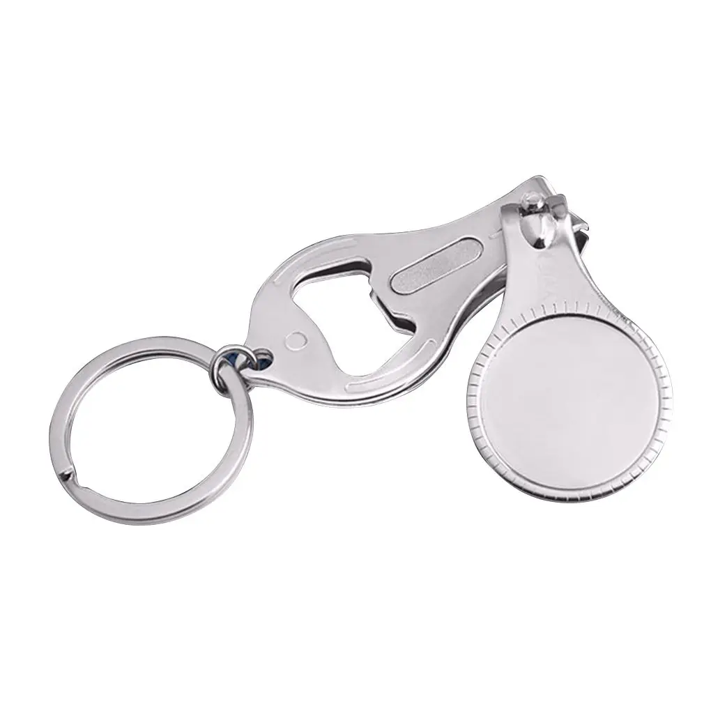3 in 1 1PC New Multifunction Nail Clipper with Keys Ring Bottle Opener Manicure Tools
3 in 1 1PC New Multifunction Nail Clipper with Keys Ring Bottle Opener Manicure Tools