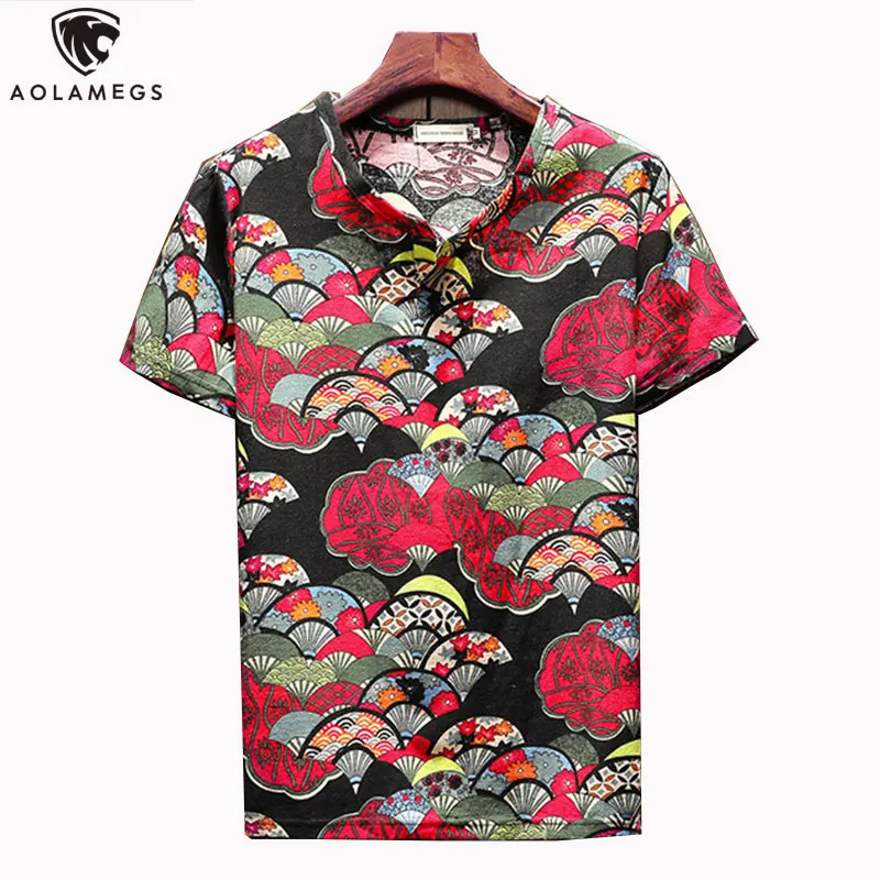 Aolamegs Men's T-Shirt Printed Men's T-Shirt Summer Fashion T-Shirt Short Sleeve O-Neck Street Tee Casual Male Streetwear
Aolamegs Men's T-Shirt Printed Men's T-Shirt Summer Fashion T-Shirt Short Sleeve O-Neck Street Tee Casual Male Streetwear