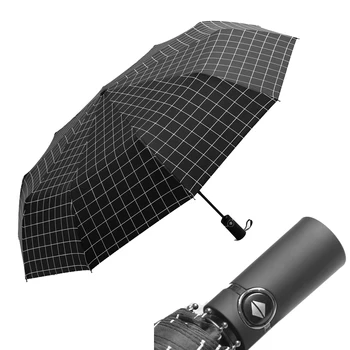 New Full Automatic Umbrella Rain Women Men 3 Folding Umbrellas 10 K Strong Big Business Umbrellas Rainy Sunny Wholesale
New Full Automatic Umbrella Rain Women Men 3 Folding Umbrellas 10 K Strong Big Business Umbrellas Rainy Sunny Wholesale