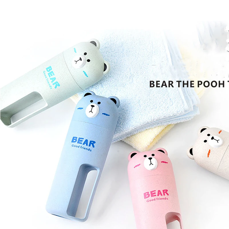 FDA Watter Bottle Cute Bear Water Bottle with Hand Grip for Children School Student with Free Toothbrush
FDA Watter Bottle Cute Bear Water Bottle with Hand Grip for Children School Student with Free Toothbrush