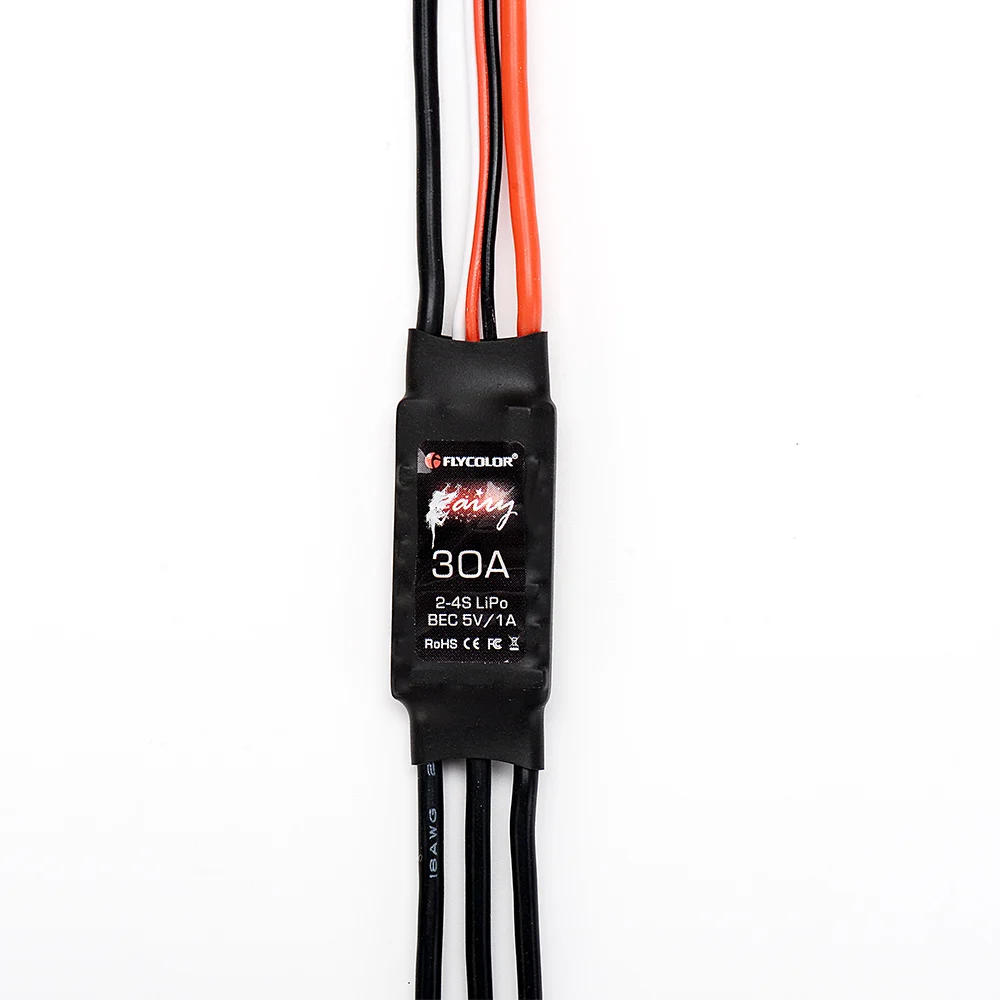 FATJAY Flycolor Fairy 30A 2-4s ESC 5 В/1A BEC OneShot125 для радиоуправляемых гоночных FPV дронов мультироторы электронный контроллер скорости
FATJAY Flycolor Fairy 30A 2-4s ESC 5 В/1A BEC OneShot125 для радиоуправляемых гоночных FPV дронов мультироторы электронный контроллер скорости
