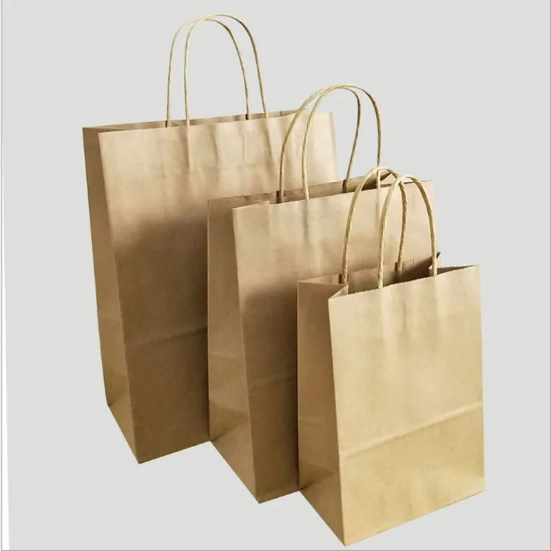 10 Pcs/lot DIY Simple White kraft paper gift bag With Handles 5 Size for Gifts Shops Clothes Shoes Bag Christmas Party
10 Pcs/lot DIY Simple White kraft paper gift bag With Handles 5 Size for Gifts Shops Clothes Shoes Bag Christmas Party