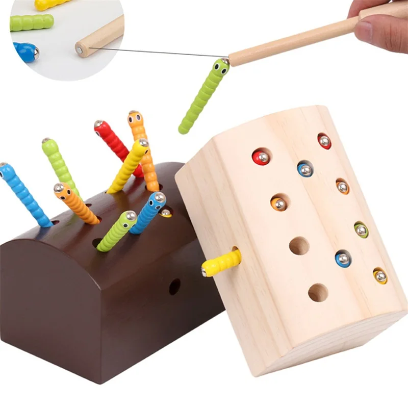 Montessori wooden toys Baby Magnetic Catch Insects Game Bug Children Kids Catching Insects Exploring Ability Developing children
Montessori wooden toys Baby Magnetic Catch Insects Game Bug Children Kids Catching Insects Exploring Ability Developing children