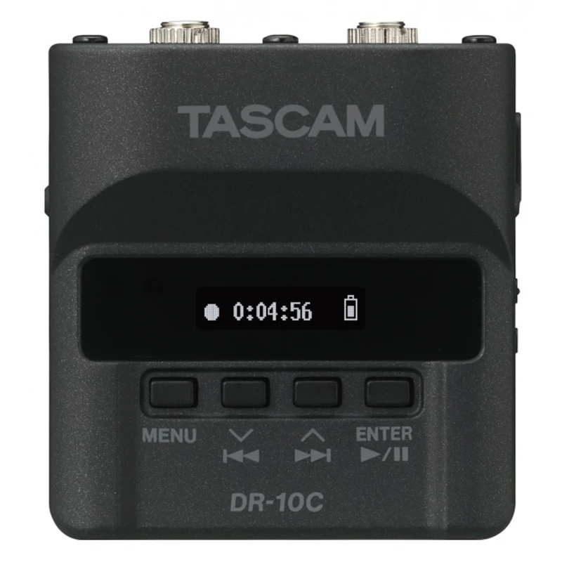 

Tascam DR-10C wireless audio backup system Plug-On Mic Recorder for lavalier microphone Sennheiser Wireless/Shure microphone