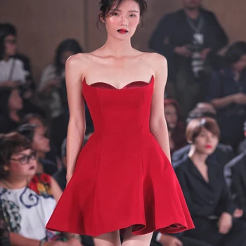 Newest Celebrity Party Dress Women Red Sleeveless Strapless Mini A-Line Sexy Night Out Club Dress Women Vestidos Wholesale
Newest Celebrity Party Dress Women Red Sleeveless Strapless Mini A-Line Sexy Night Out Club Dress Women Vestidos Wholesale