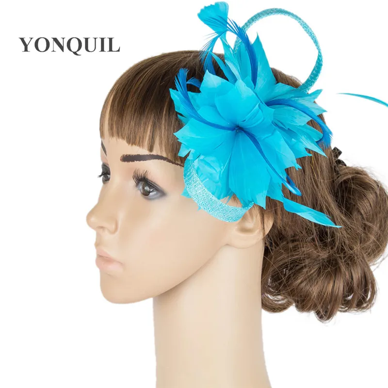 turquoise high quality sinamay material fascinator headpiece wedding hat derby race hair accessories suit for all season MYQ067
turquoise high quality sinamay material fascinator headpiece wedding hat derby race hair accessories suit for all season MYQ067