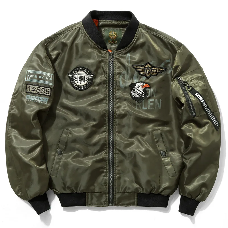 Bomber Jacket Men's Military Style Army Ma1 Flight Coats Autumn Pilot 101 1 Air Force One Male Tactical Jacket 2019 Clothing
Bomber Jacket Men's Military Style Army Ma1 Flight Coats Autumn Pilot 101 1 Air Force One Male Tactical Jacket 2019 Clothing