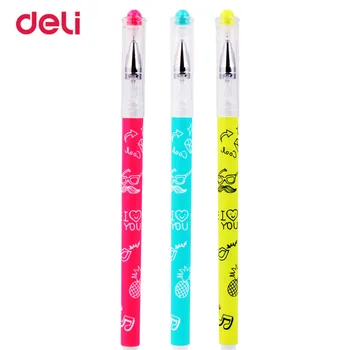 Deli Kawaii gel pens black color ink ballpoint pen Ballpoint 0.38mm Stationery Office School supply lapices escolar for student
Deli Kawaii gel pens black color ink ballpoint pen Ballpoint 0.38mm Stationery Office School supply lapices escolar for student