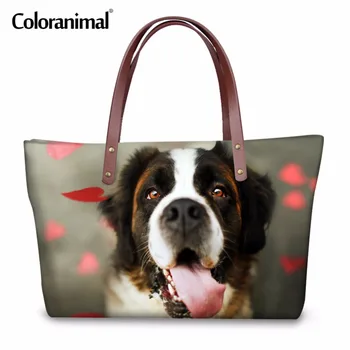 Coloranimal Luxury Design Women Handbags Cute Puppy Dog Print Large Capacity Neoprene Tote Bag Fashion Shopper Shoulder Pouch
Coloranimal Luxury Design Women Handbags Cute Puppy Dog Print Large Capacity Neoprene Tote Bag Fashion Shopper Shoulder Pouch