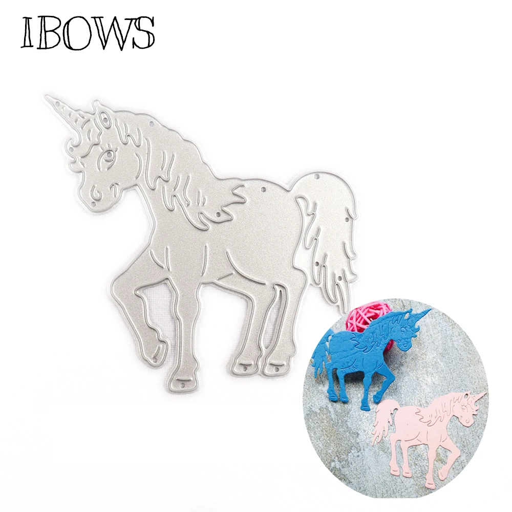 IBOWS 1pcs 6*6.8cm Unicorn Metal Die Cutting Dies Scrapbooking Embossing Folder for Decorative Paper Cards DIY Cutting Stencil
IBOWS 1pcs 6*6.8cm Unicorn Metal Die Cutting Dies Scrapbooking Embossing Folder for Decorative Paper Cards DIY Cutting Stencil
