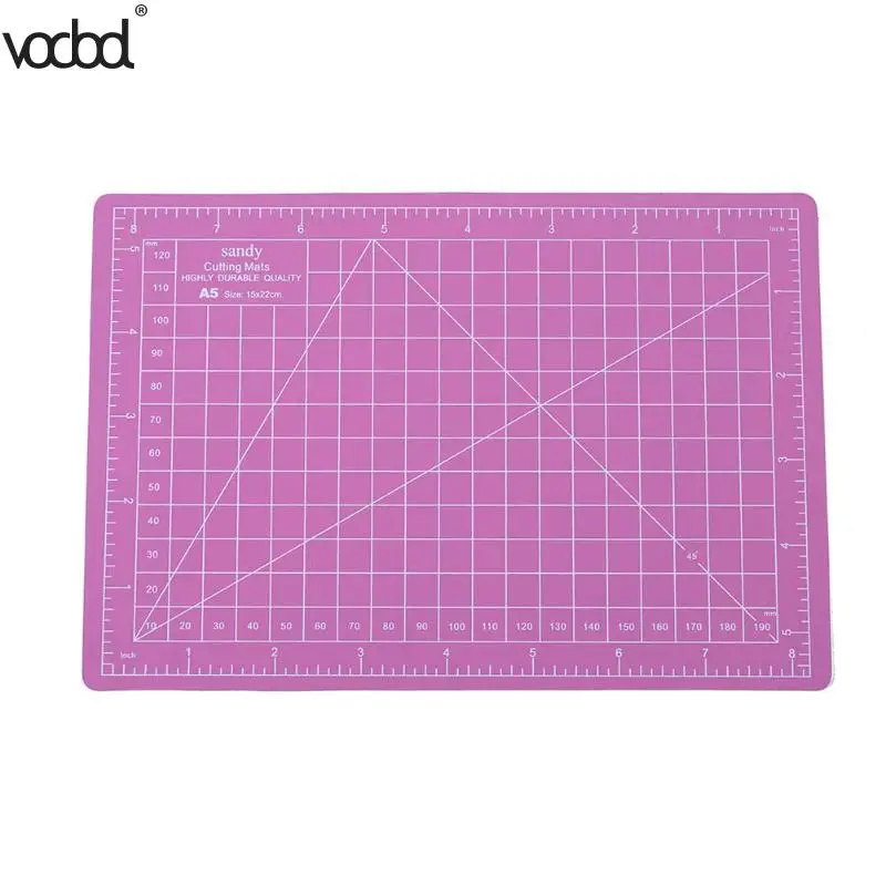 VODOOL PVC Cutting Mat Craft Mat Self-Healing DIY Tools A5 Cutting Mat Multipurpose Self Healing Builders Cutting Pad 15x22cm
VODOOL PVC Cutting Mat Craft Mat Self-Healing DIY Tools A5 Cutting Mat Multipurpose Self Healing Builders Cutting Pad 15x22cm