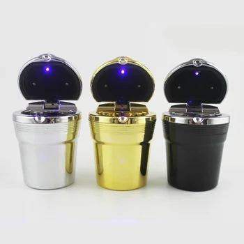 Travel Portable Auto Car Ashtray Blue LED Light Cigarette Ashtray 7.5 x 8.8cm Smokeless Cylinder Holder
Travel Portable Auto Car Ashtray Blue LED Light Cigarette Ashtray 7.5 x 8.8cm Smokeless Cylinder Holder