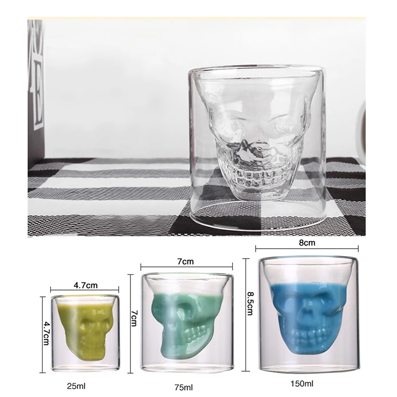 Skull bone red wine glass beer cocktail whiskey glass wine glass personality bar family party transparent crystal cup
Skull bone red wine glass beer cocktail whiskey glass wine glass personality bar family party transparent crystal cup