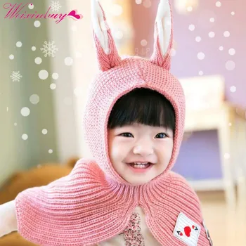Newborn Baby Boys Girls Shawl Hats Infant Children Rabbit Ears Wool Cotton Hat Collar Suit For 1-5T Kid
Newborn Baby Boys Girls Shawl Hats Infant Children Rabbit Ears Wool Cotton Hat Collar Suit For 1-5T Kid