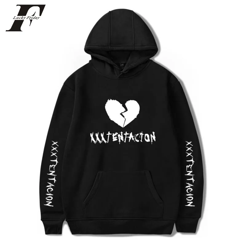 Толстовки LUCKYFRIDAYF 2018 XXXTentacion для мужчин и женщин мужские пуловеры с капюшоном