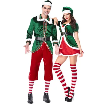 Hot Sale Lovers' Christmas Costumes European and American Green Christmas Elf Cosplay Costume Party Role Play L18109131
Hot Sale Lovers' Christmas Costumes European and American Green Christmas Elf Cosplay Costume Party Role Play L18109131