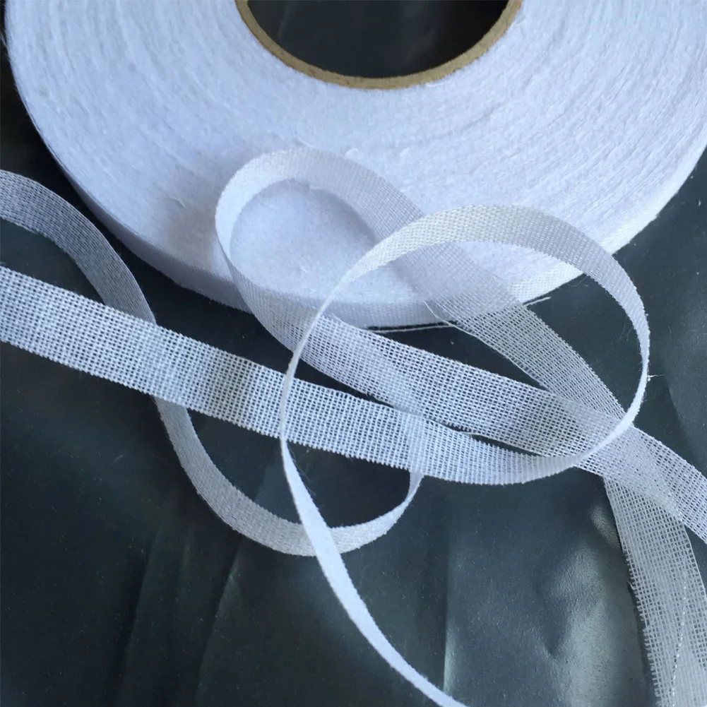 50M Hemming Iron On Adhesive Sewing Applique Craft No Elasticity Webbing Tape Lining Costume Design Lace Trim Roll
50M Hemming Iron On Adhesive Sewing Applique Craft No Elasticity Webbing Tape Lining Costume Design Lace Trim Roll