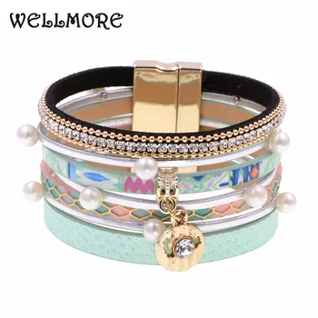 WELLMORE summer leather bracelet 6 colors charm bracelets Bohemian bracelets&bangles for women gift wholesale jewelry
WELLMORE summer leather bracelet 6 colors charm bracelets Bohemian bracelets&bangles for women gift wholesale jewelry
