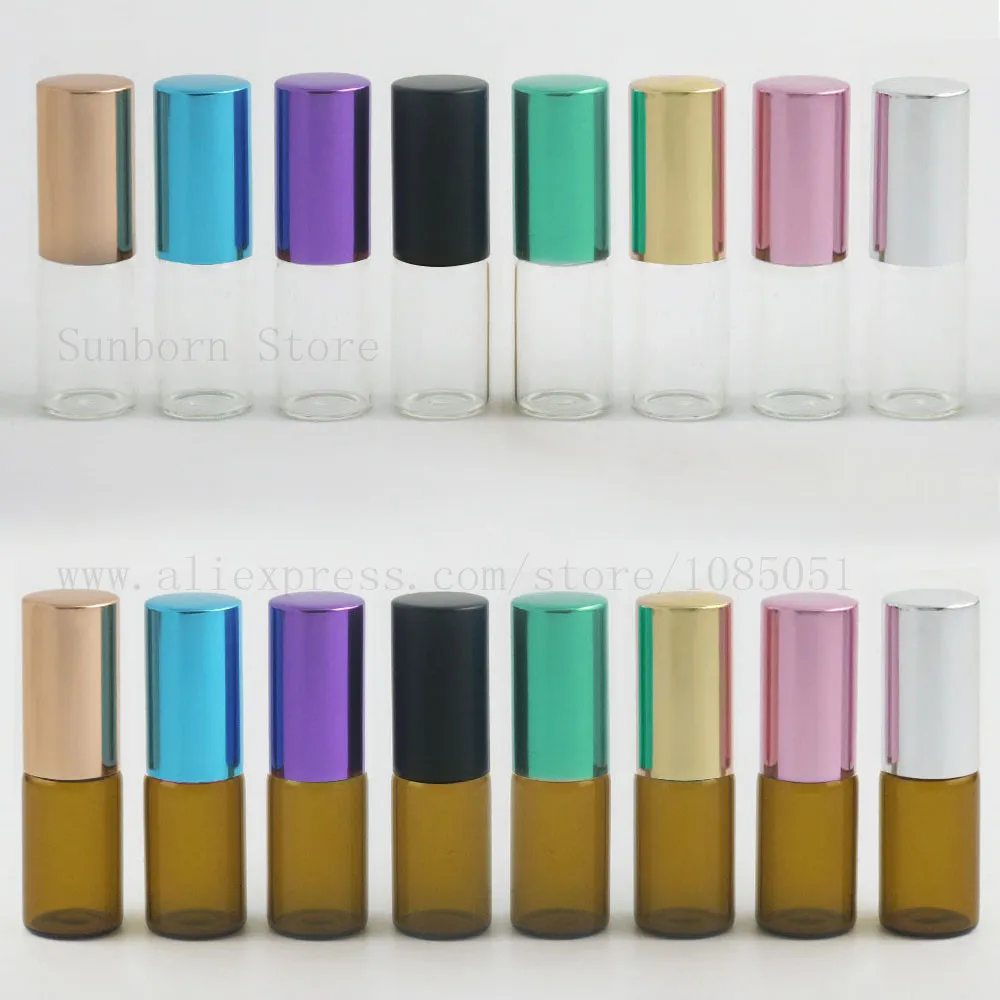 High Quality Clear Amber 3ml roll on roller bottles for essential oils roll-on refillable perfume bottle 5pcs
High Quality Clear Amber 3ml roll on roller bottles for essential oils roll-on refillable perfume bottle 5pcs