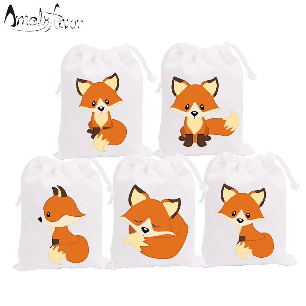 Woodland Fox Animals Theme Party Favor Bags Holiday Baby Shower Birthday Woodland Fox Gift Bags Party Decorations Supplies 5PCS
Woodland Fox Animals Theme Party Favor Bags Holiday Baby Shower Birthday Woodland Fox Gift Bags Party Decorations Supplies 5PCS