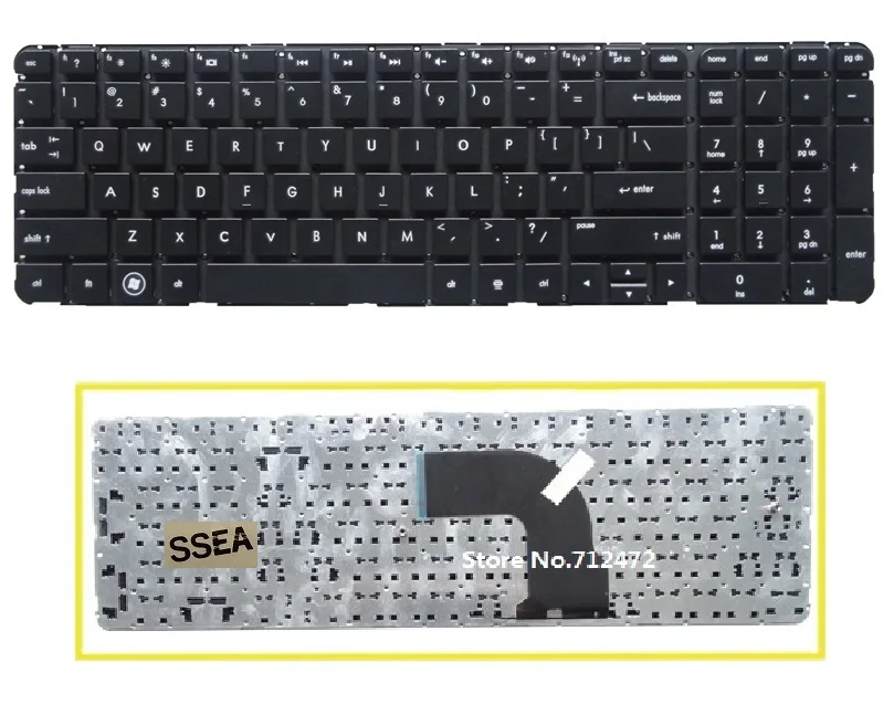 SSEA New US Keyboard English for HP Envy DV7-7000 DV7-7100 DV7-7200 DV7-7300 DV7t-7200 no frame
SSEA New US Keyboard English for HP Envy DV7-7000 DV7-7100 DV7-7200 DV7-7300 DV7t-7200 no frame