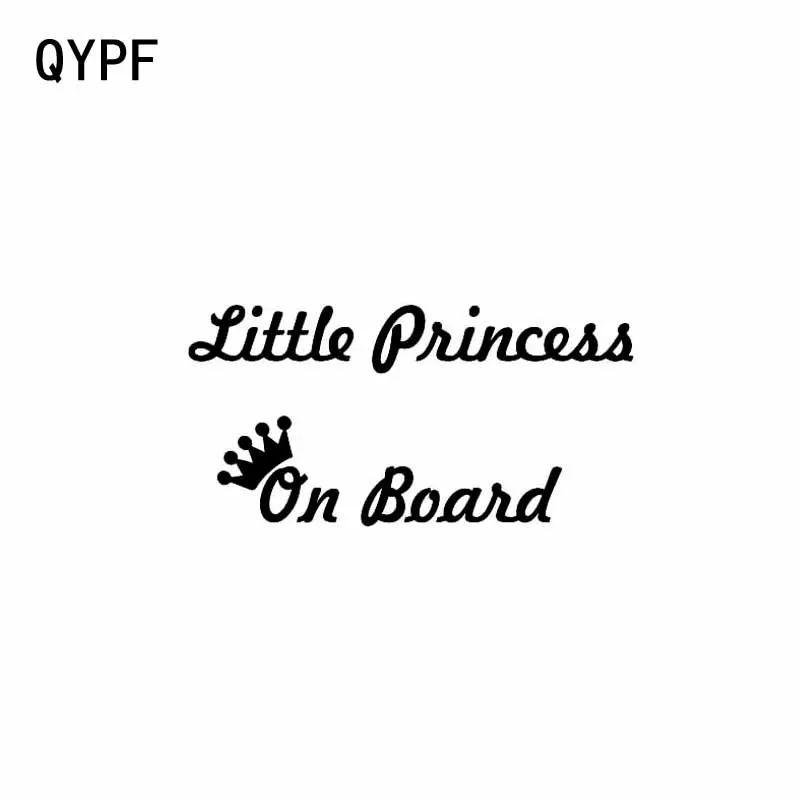 QYPF 13CM*6.3CM Little Princess On Board Personalised Sticker Vinyl Car Decal Black/Sliver C14-0039
QYPF 13CM*6.3CM Little Princess On Board Personalised Sticker Vinyl Car Decal Black/Sliver C14-0039