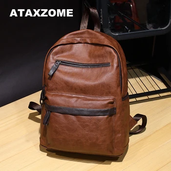 ATAXZONE High Quality PU Men's Backpack Large Capacity Waterproof Business Casual Backpack M8106
ATAXZONE High Quality PU Men's Backpack Large Capacity Waterproof Business Casual Backpack M8106