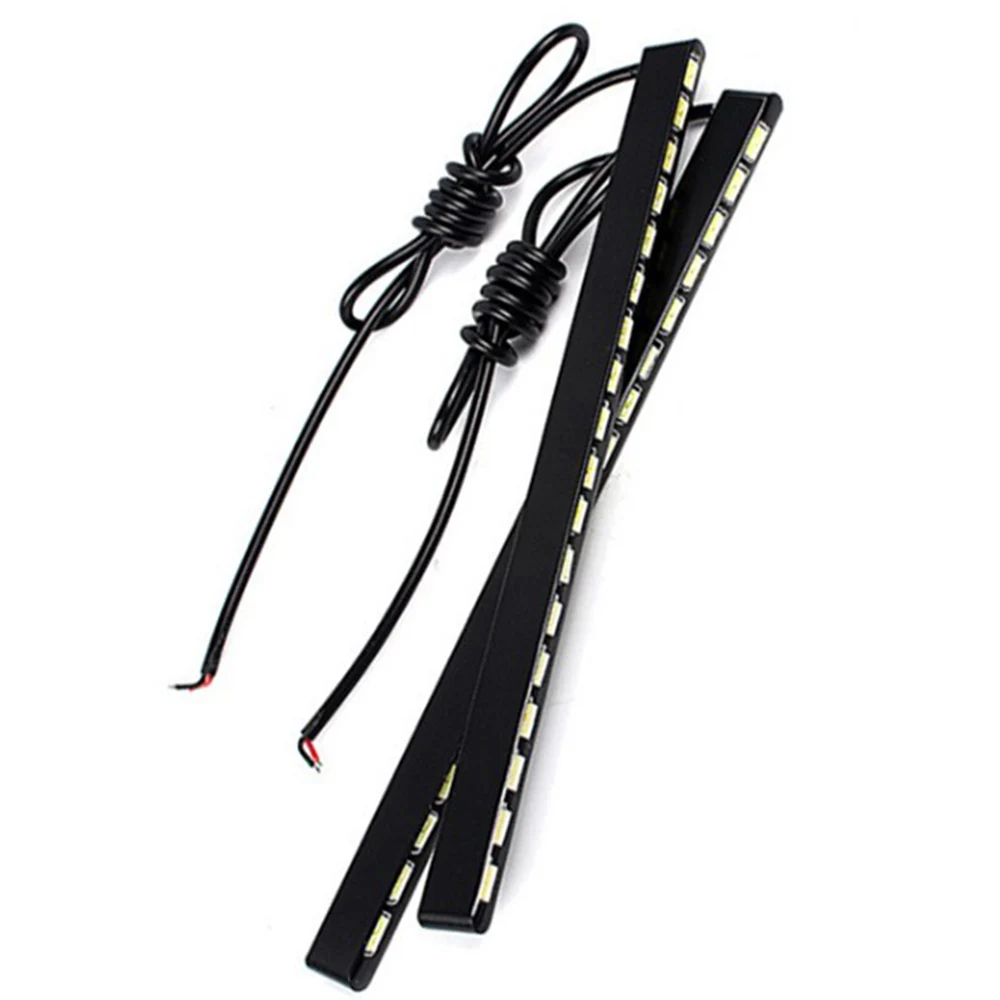 2pcs Super Bright 14 LEDs SMD Car Daytime Running Lights Led Strip Daylight Car DRL Fog Light 7030 Light Source Car Styling
2pcs Super Bright 14 LEDs SMD Car Daytime Running Lights Led Strip Daylight Car DRL Fog Light 7030 Light Source Car Styling