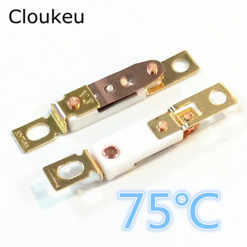 ST-12 75C Normally closed Hair dryer Temperature Switch Thermal control Thermostat 75 Centigrade
ST-12 75C Normally closed Hair dryer Temperature Switch Thermal control Thermostat 75 Centigrade